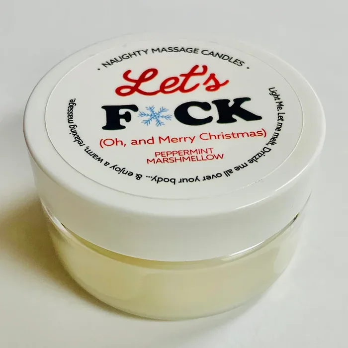 1.7 oz Massage Candle “Let’s F*ck” Peppermint Marshmallow