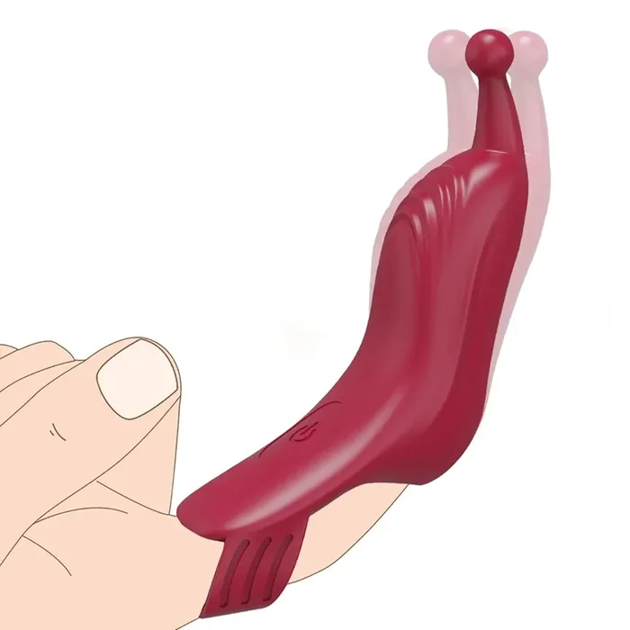 10-Mode Finger Vibrator Sleeve for Clit, Nipples & G-Spot Control