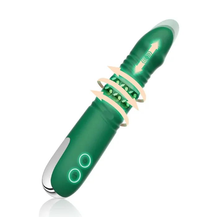 10-Mode Thrust & Rotation Pearl Vibrator for Clit & G-Spot Play