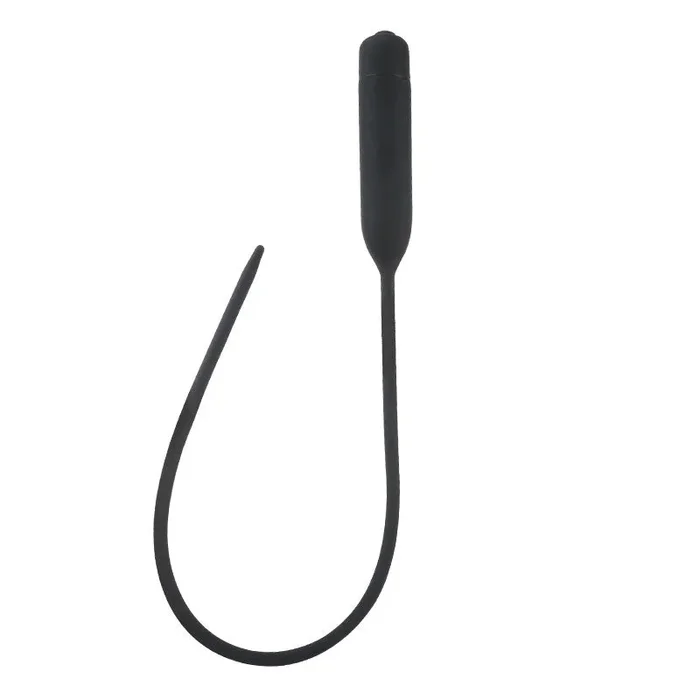 10-Speed Silicone Vibrating Urethral Sound – Long