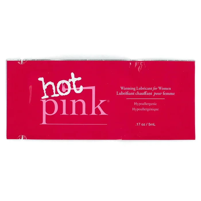 .17 oz Hot Pink Warming Lube Sample