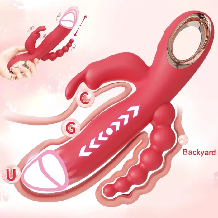 3-in-1 Rabbit Female Vibrator