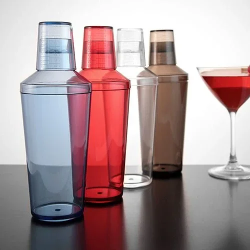 3-Piece Cocktail Shaker – Plastic – 16 Ounce