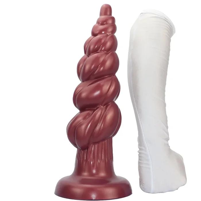 37cm Unicorn Fantasy Dildo with Suction Base for Deep Anal Play
