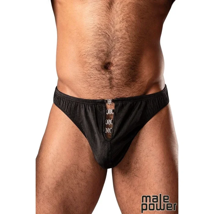 4 Clip Men’s Thong by Male Power