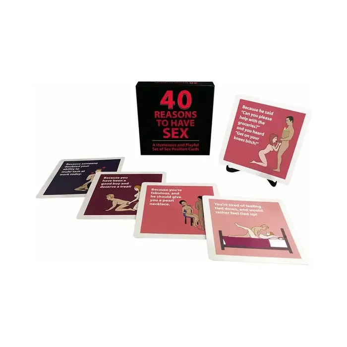 40 Reasons to Have Sex Cards Couples Card Game