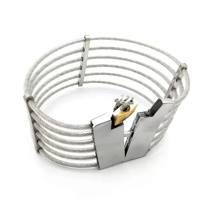 6 Bar Steel Locking Posture Collar