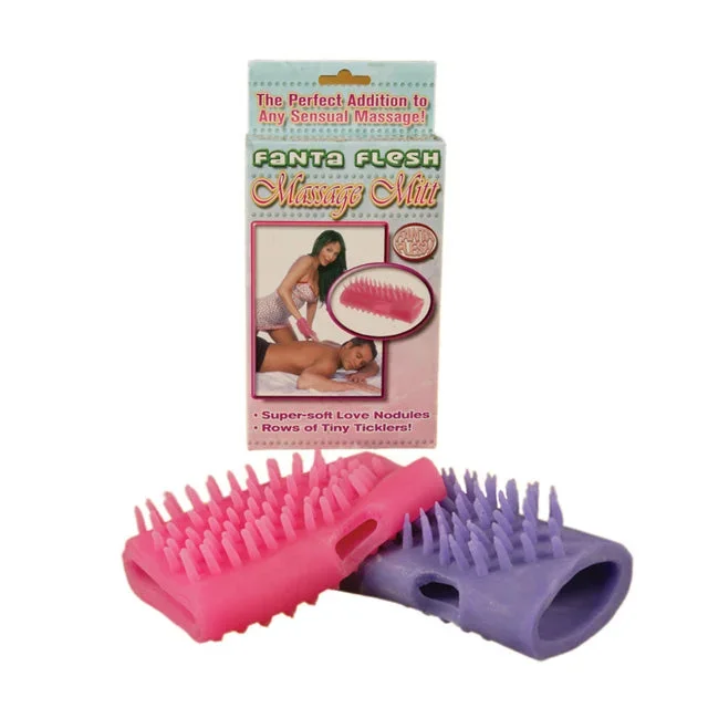 ‘–Fanta Flesh Massage Mitt – Purple