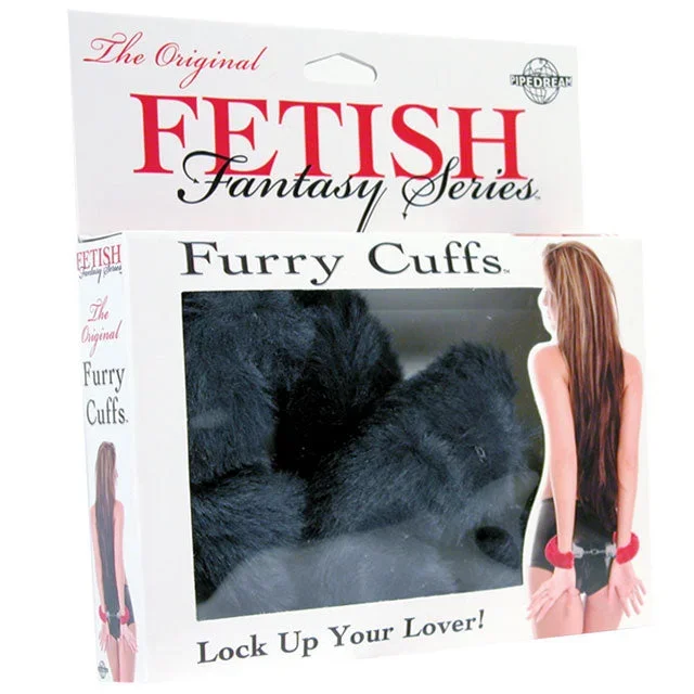 ‘–Furry Love Cuffs:Lavendar