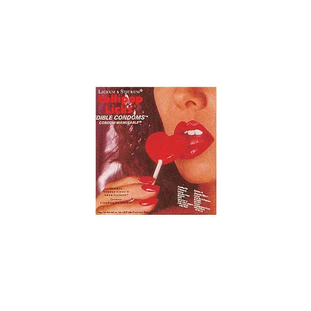 ‘–Lollipop Licks Edible Condoms+