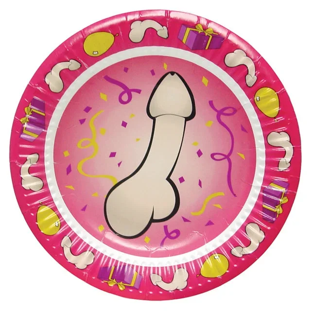 ‘–Pecker Paper Plates-8pc. 7inround