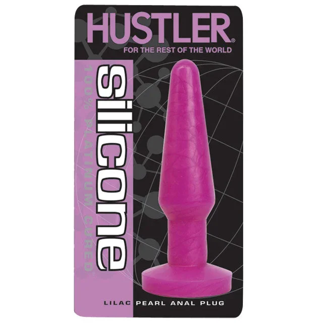 ‘–Silicone Anal Plug Sm Lilac Pearl