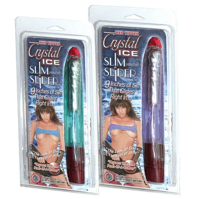 ‘++Crystal Ice Red Tip,Slim Sliderlav