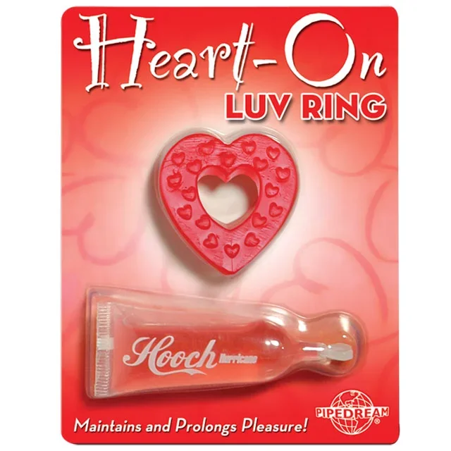 ‘++DV Heart Shaped Luv Ring (Red)