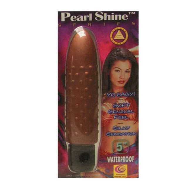 ‘++Wp Pearl Sheens ,Bumpy 5In. -Brown
