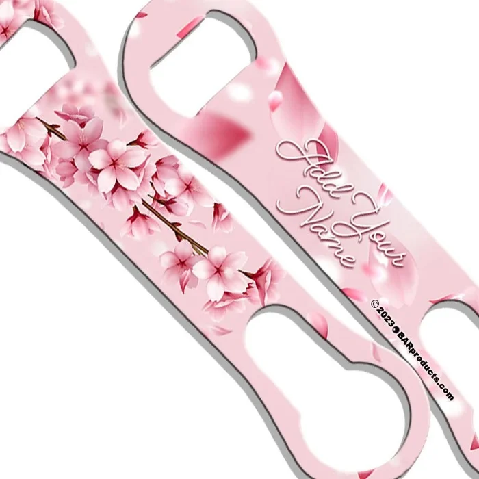 “ADD YOUR NAME” V-Rod® Bottle Opener – Cherry Blossom