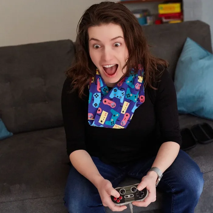 “Control Chic” Video Games Infinity Scarf