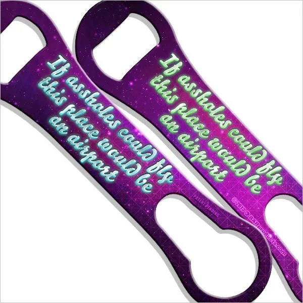 “Flying A$$holes” Kolorcoat V-Rod® Bottle Opener