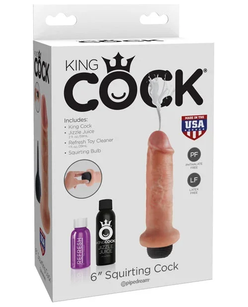 “King Cock 6″” Squirting Cock”