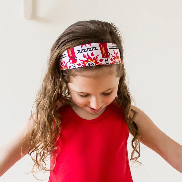 “Rescue Ready” Fire Engine Headband – Child