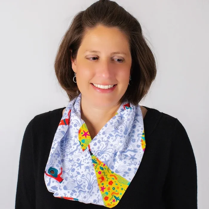 “Sea Her Shine” Ocean Explorer Infinity Scarf