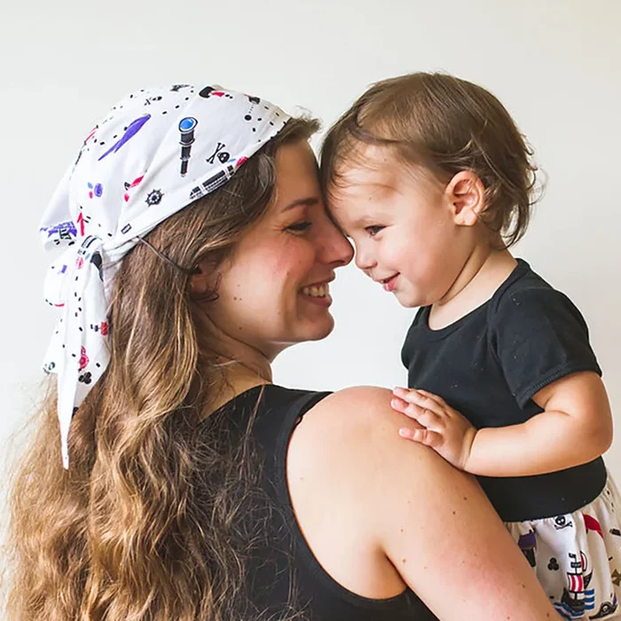 “Skull & Cross-‘bow’-nes” Pirate Headscarf – Adult & Child