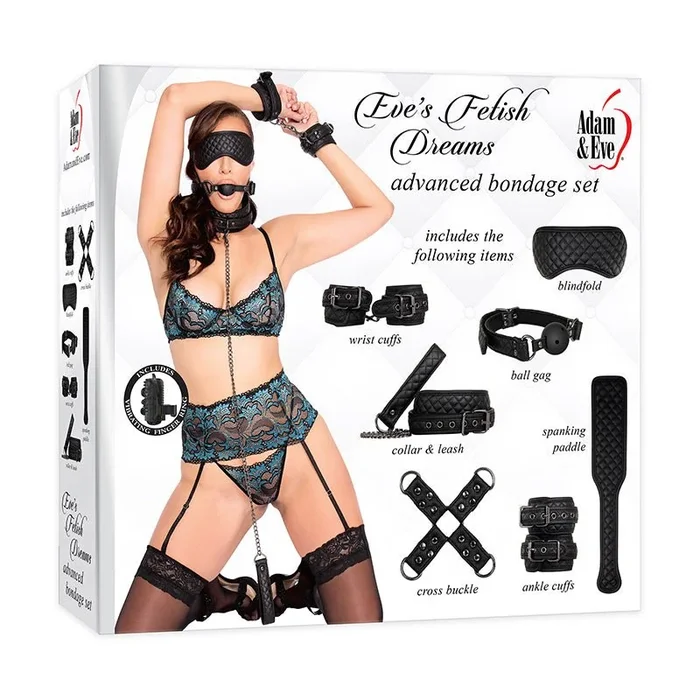 A&E Eve’s Fetish Dreams Advanced Bondage Set – Black