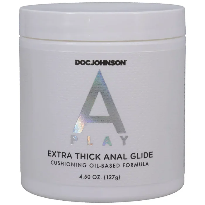 A-Play Extra Thick Anal Glide – Oil Based Fisting Lubricant – 127 gram Tub