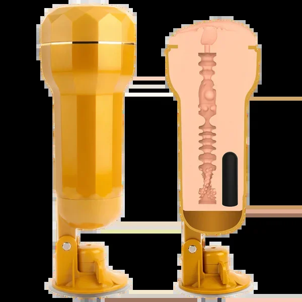 Abbie Realistic Vagina Vibrating Cup – Flesh