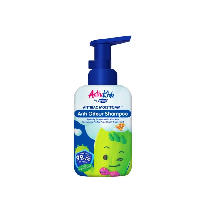 ActivKidz Drypers Anti Bacterial Anti Odour Shampoo 200ml