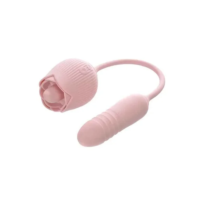 Adam & Eve THRUST & TICKLE Rose Vibrator – Pink