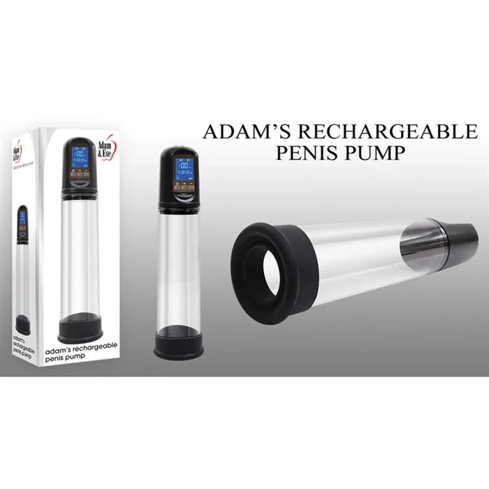 Adam’s Rechargeable Penis Pump 8.25″ by Adam & Eve