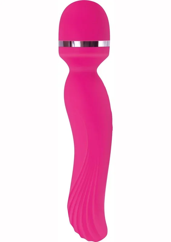 Adam and Eve The Intimate Curves Rechargeable Silicone Wand Massager