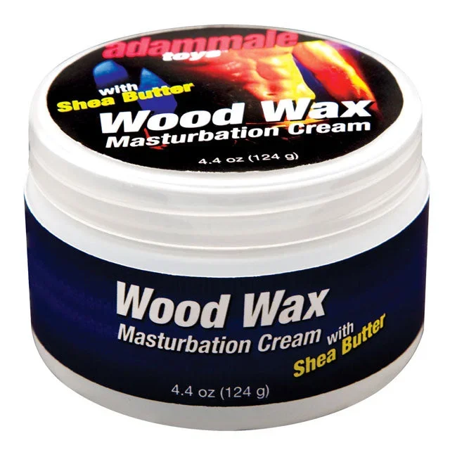 Adam Male Toys Wood Wax Masturbation Cream w/Shea Butter 4.4oz.