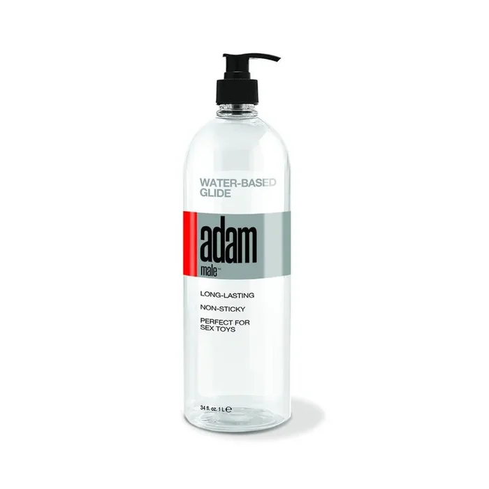 Adammale Water-Based Glide – 34 Fl. Oz./ 1005 ml