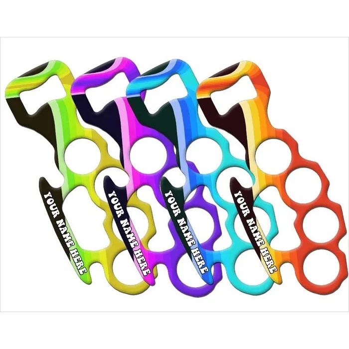 ADD YOUR NAME Knuckle Buster Bottle Opener – Retro Lines