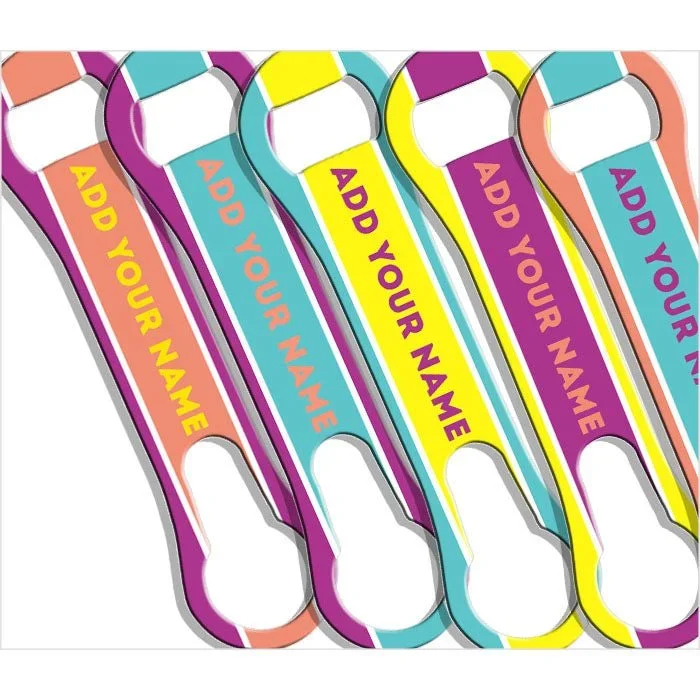 ADD YOUR NAME V-Rod® Bottle Opener – Color Block