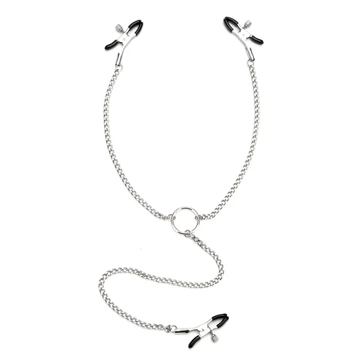 Adjustable Nipple Clamps & Clit Clamp with Chain