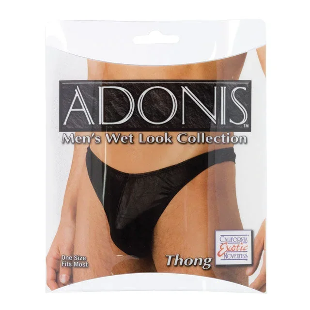 Adonis* Mens Wet Look – Thong