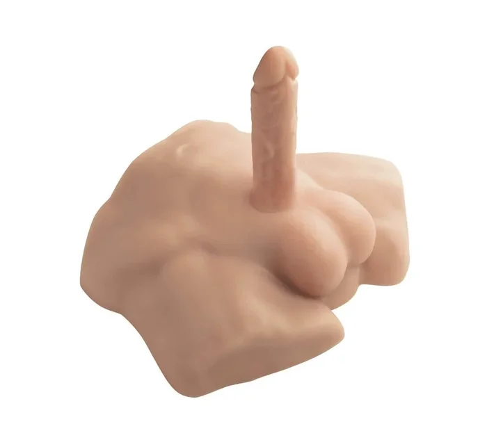 Adrien Lastic Apollo S Realistic Male Half Torso Interchangeable 7″ Dildo Flesh