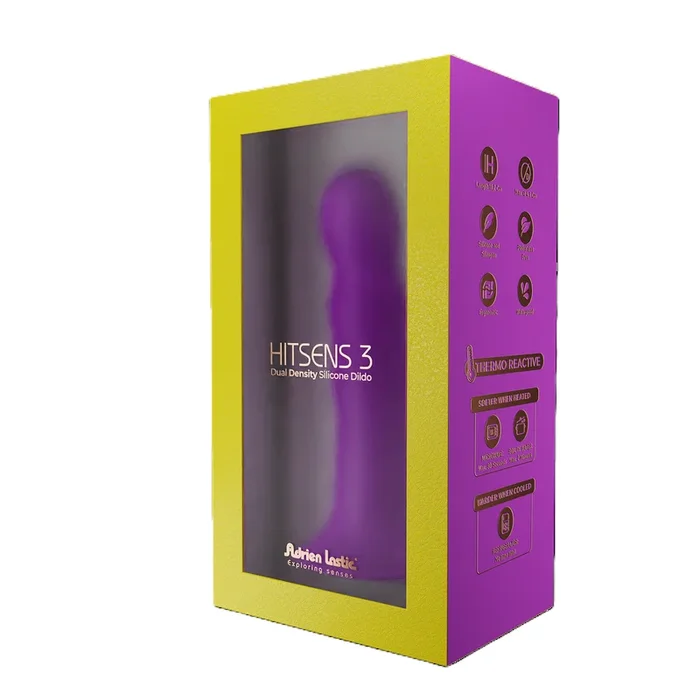 Adrien Lastic Hitsens 3 – 7″ Purple Premium Double Density Dildo