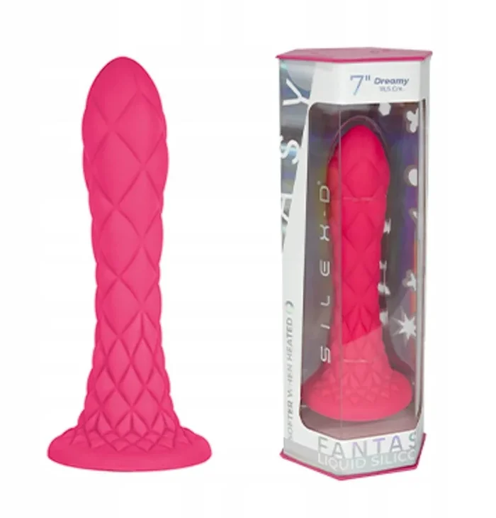 Adrien Lastic Silexd Fantasy Line Dreamy 7″ Liquid Silicone Dildo Pink