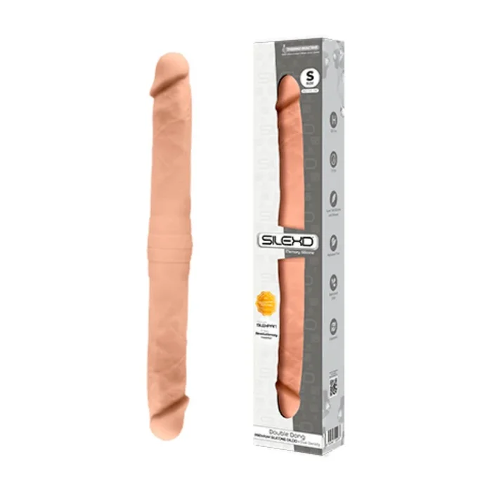 Adrien Lastic Silexd Model 1 Dual Density Double Dong – Small 15″ / 38.5cm Long