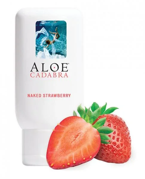 Aloe Cadabra Organic Lubricant – 2.5 Oz Bottle Naked Strawberry