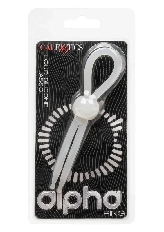 Alpha Liquid Silicone Lasso Cock Tie – Natural White