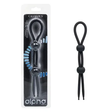 Alpha™ Liquid Silicone Dual Lasso – Black
