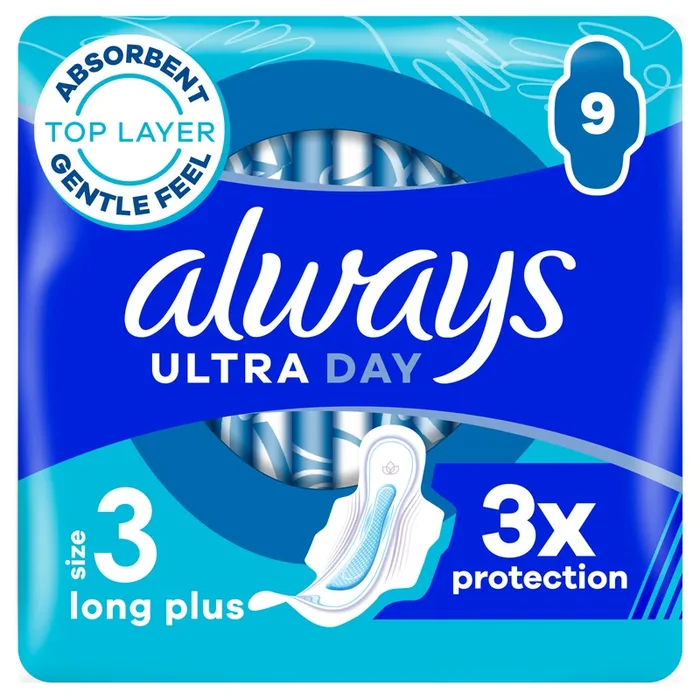 Always Ultra Day & Night Pads with Wings 9 Pads