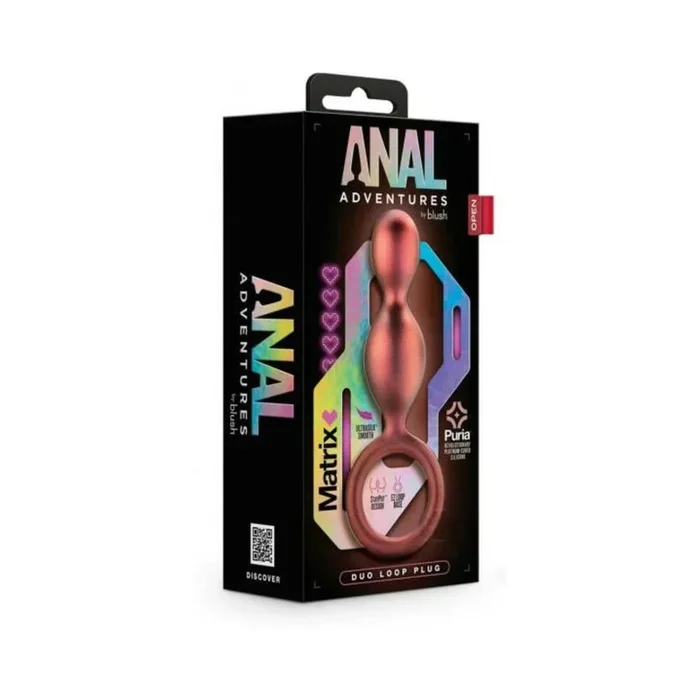 Anal Adv Matrix Duo Loop Plug Copper