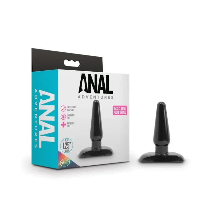 Anal Adventures Basic Anal Plug – Small – 10.8 cm Butt Plug