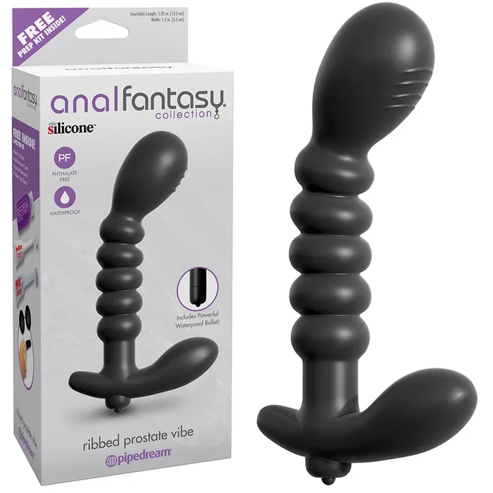 Anal Fantasy Collection Ribbed Prostate Vibe